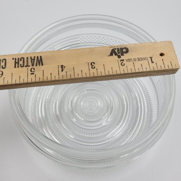 Vintage Glass Light Fixture Cover – Textured Dome Design - Picture 9 of 12